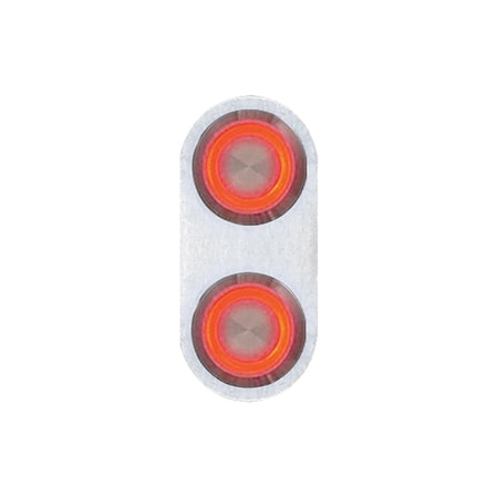 Autoloc Power Accessories Retro Billet Switch With Orange Led Illumination - Single Switch 12551